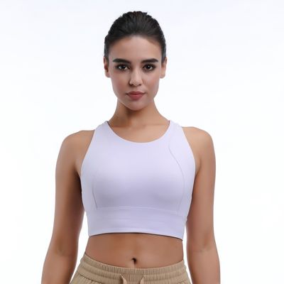 Medium lmpact Breathable Women Tops Fitness Racerback for Comfort