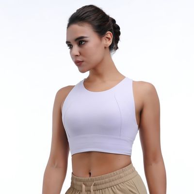 Medium lmpact Breathable Women Tops Fitness Racerback for Comfort
