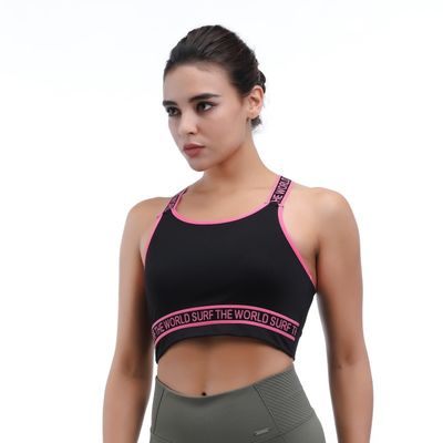Sustainable High Support Sports Bra For Women Solid Color Regular Size