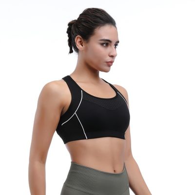 Custom Women Active Wear Sports Bra Wicking &amp; Breathable Workout Top