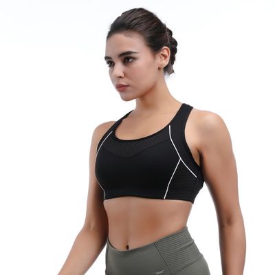 Custom Women Active Wear Sports Bra Wicking &amp; Breathable Workout Top