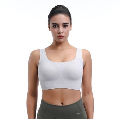 High Impact Ladies' Sports Bra Wireless Moisture Wicking &amp; Breathable Workout Top