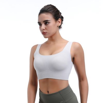 High Impact Ladies' Sports Bra Wireless Moisture Wicking &amp; Breathable Workout Top
