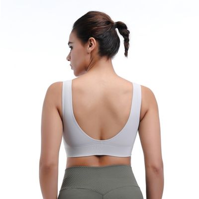 High Impact Ladies' Sports Bra Wireless Moisture Wicking &amp; Breathable Workout Top