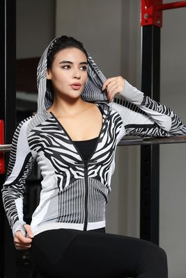 Full Zip Long Sleeve Hoodie Moisture Wicking Thumbholes Sustainable Athleisure