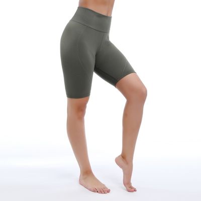 High Waist Yoga Shorts For Women No Side Seams Tummy Control Anti Chafe