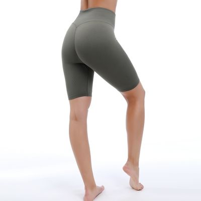 High Waist Yoga Shorts For Women No Side Seams Tummy Control Anti Chafe
