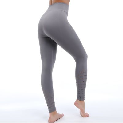 Mesh Panel Ventilated Yoga Pants Cooling Design High Flexibility Stylish Cutouts