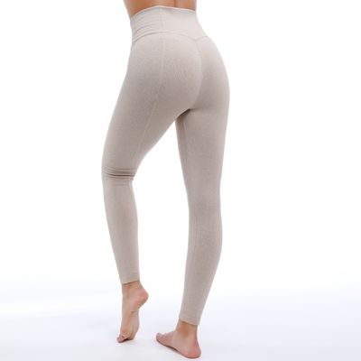 Eco Friendly Yoga Leggings Recycled Materials Odor Resistant For Hot Yoga
