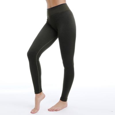 Seamless Workout Leggings Moisture Wicking 4-Way Stretch No See Through