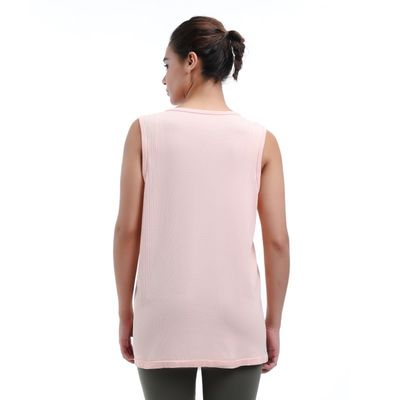 Plus Size Loose Fit Mesh Tank Soft Fabric No Ride Up &amp; Full Coverage For Curvy Figures